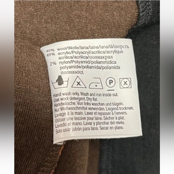 Boss Hugo Boss M Medium Sweater Pullover Black Wool Blend Long Sleeve Crew Neck - Picture 9 of 14